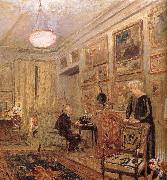 Edouard Vuillard Black in the room oil on canvas